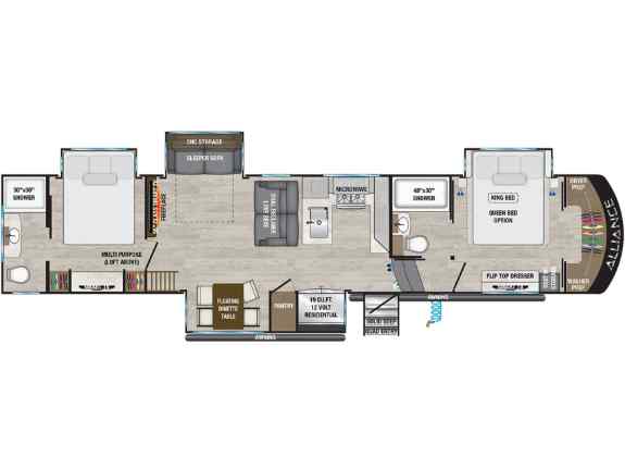 2022 Alliance Paradigm 395DS Fifth-Wheel For Sale 2022 Alliance Paradigm 395DS Fifth-Wheel For Sale
