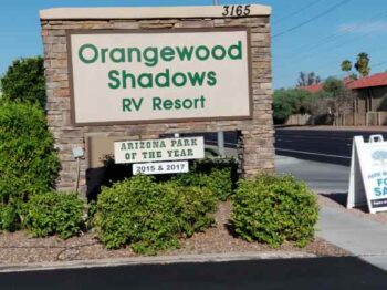 Mesa, Arizona RV Lot For Rent