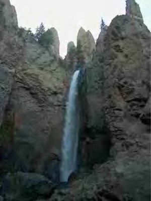 A waterfall we enjoyed in the Western US