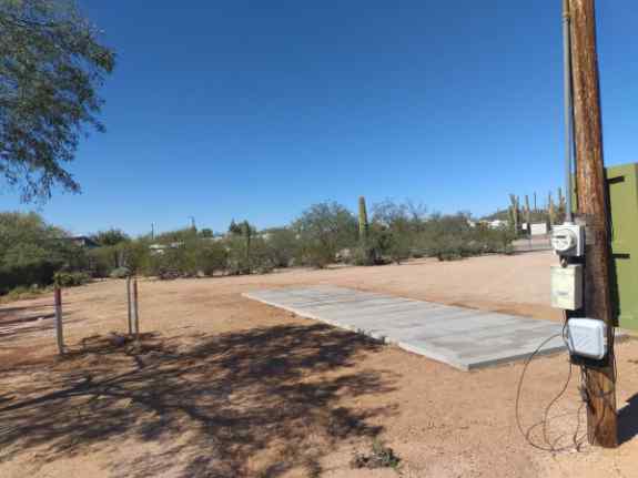 Tucson, Arizona RV Lot For Rent